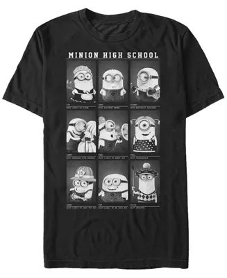 Fifth Sun Minions Men's High School Photos Short Sleeve T-Shirt
