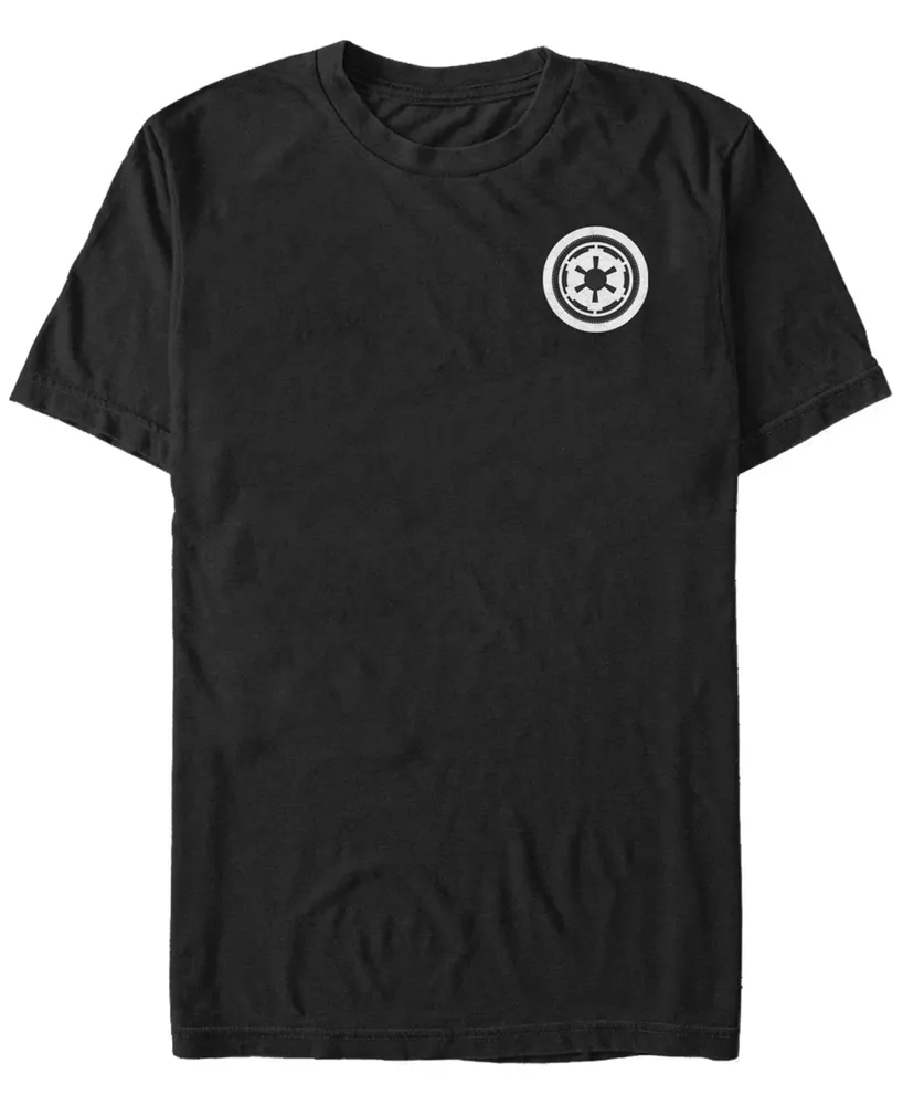 Fifth Sun Star Wars Men's Galactic Empire Symbol Left Chest Short Sleeve T-Shirt