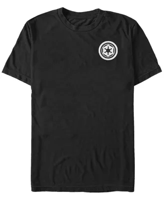 Fifth Sun Star Wars Men's Galactic Empire Symbol Left Chest Short Sleeve T-Shirt