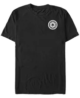 Fifth Sun Star Wars Men's Galactic Empire Symbol Left Chest Short Sleeve T-Shirt