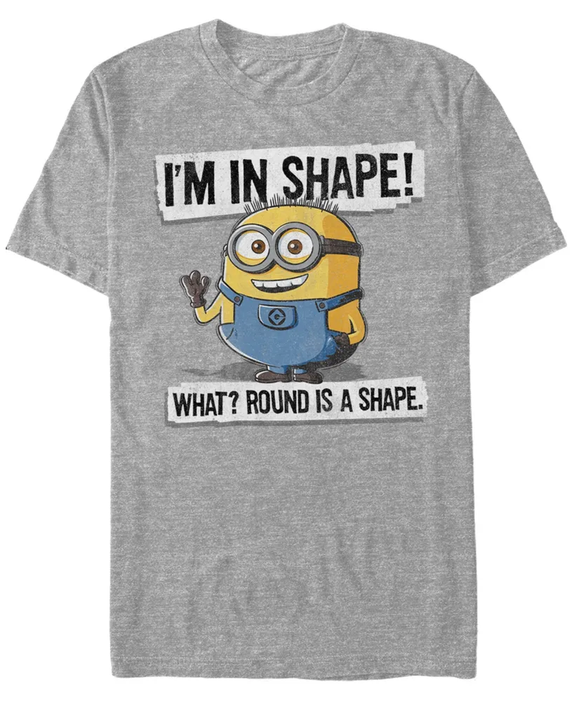 Fifth Sun Minions Men's Round Is A Shape Bob Short Sleeve T-Shirt