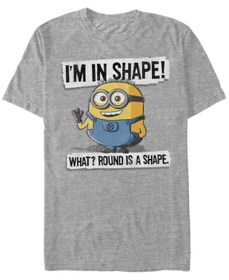 Fifth Sun Minions Men's Round Is A Shape Bob Short Sleeve T-Shirt