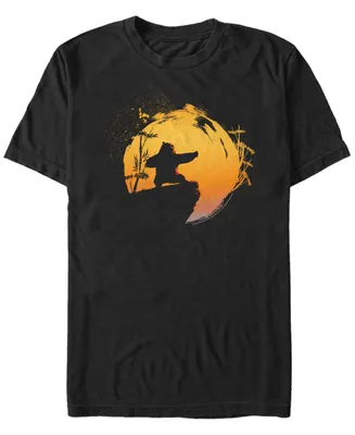 Fifth Sun Kung Fu Panda Men's Po Sunset Training Short Sleeve T-Shirt