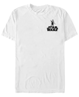 Fifth Sun Star Wars Men's Han Solo Pocket Logo Short Sleeve T-Shirt