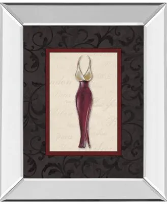 Classy Art Fashion Dress By Susan Osbourne Mirror Framed Print Wall Art Collection