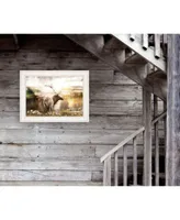 Trendy Decor 4u Heading Home Elk By Bluebird Barn Ready To Hang Framed Print Collection