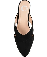 Journee Collection Women's Giada Pointed Toe Slip On Mules