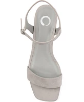 Journee Collection Women's Beyla Block Heel Flat Sandals