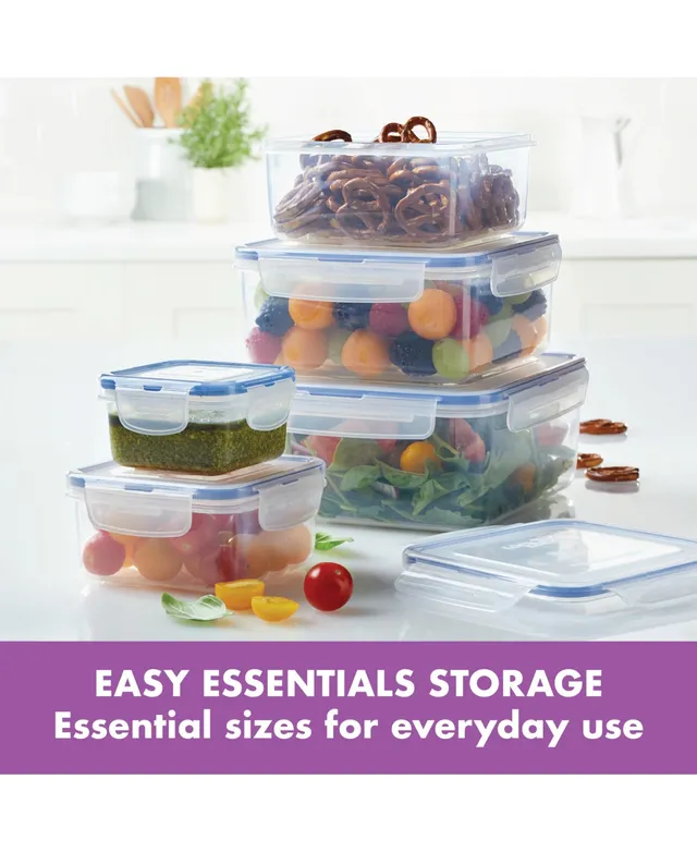 LocknLock Easy Essentials Assorted Food Storage Container Set - 22pc