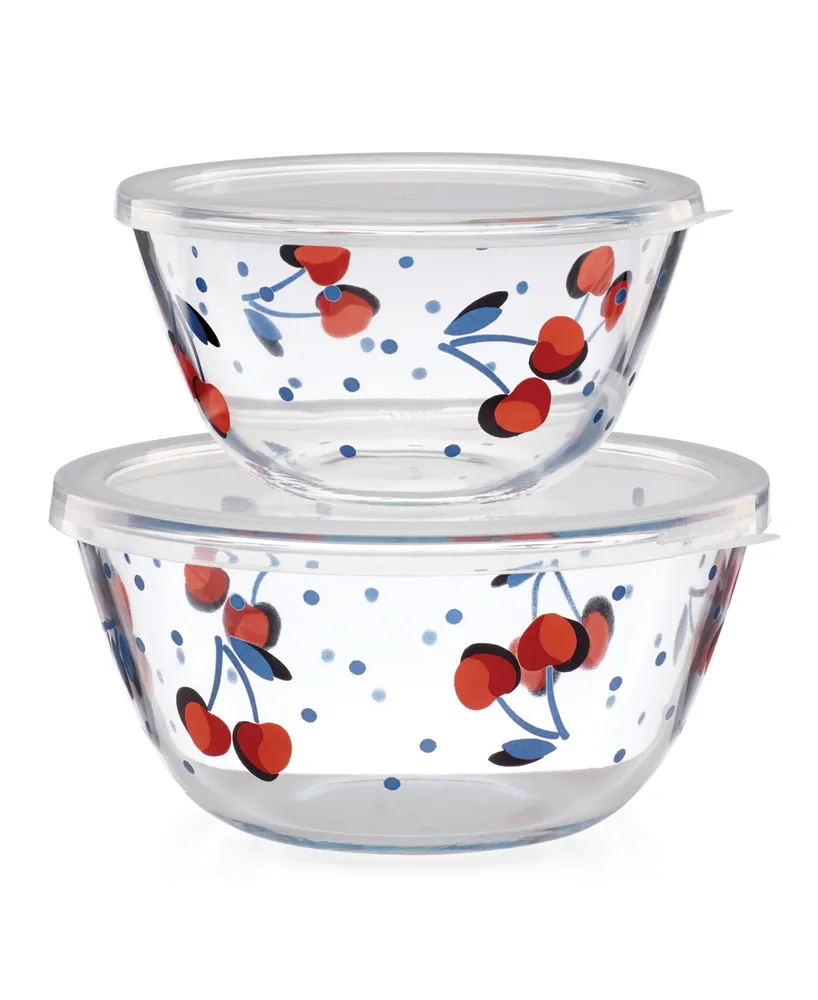 Martha Stewart Collection Large Round Glass Bowl with Lid, Created for  Macy's - Macy's
