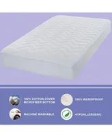 Waterguard Waterproof Quilted Mattress Pad Protector – White