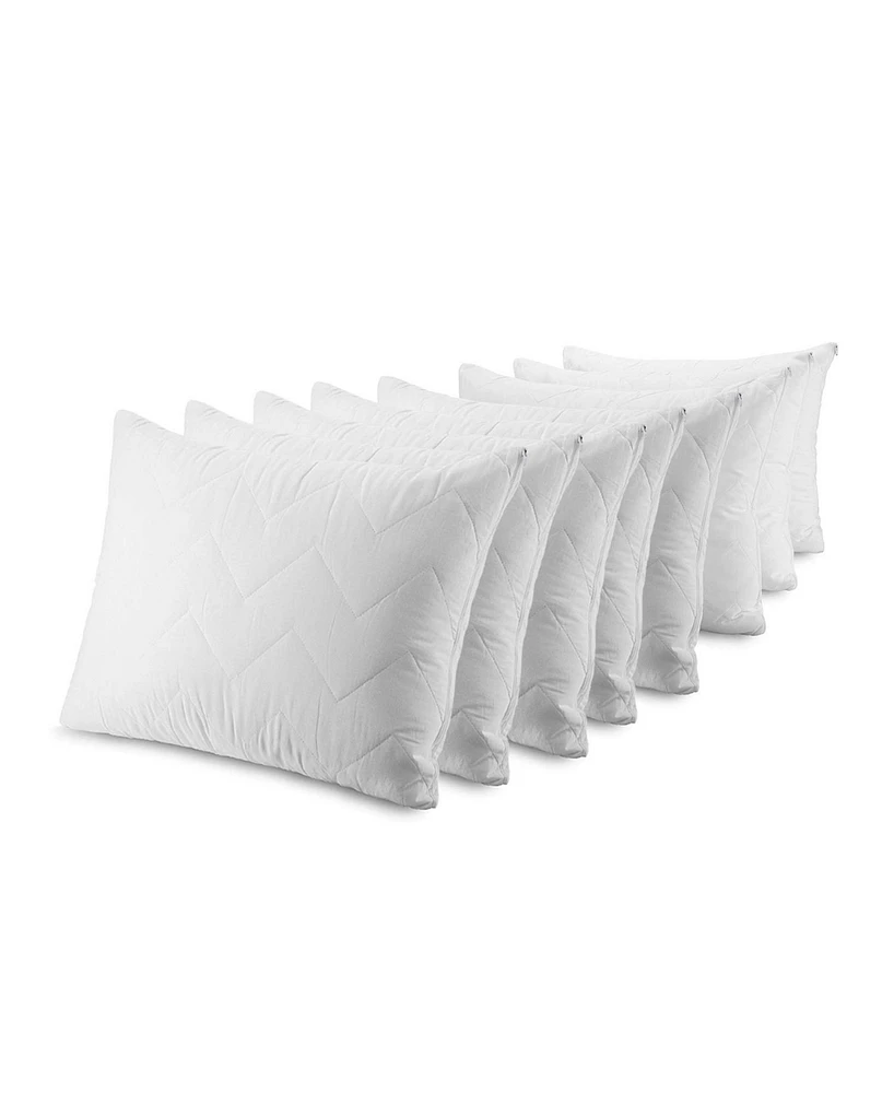 Waterguard Quilted Cotton Waterproof Pillow Protector 8 Pack