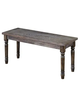 Buylateral Burntwood Dining Bench