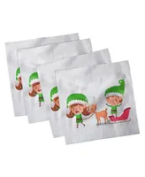 Ambesonne Elf Set of 4 Napkins