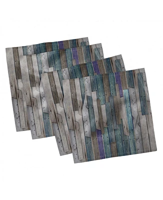 Ambesonne Rustic Set of 4 Napkins, 12" x 12"