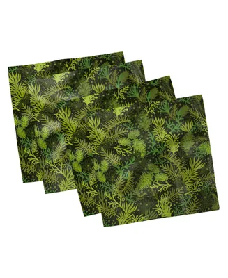 Ambesonne Sage Set of 4 Napkins