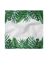 Ambesonne Palm Leaf Set of 4 Napkins, 18" x 18"