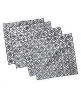 Ambesonne Portuguese Tile Set of 4 Napkins, 18" x 18"