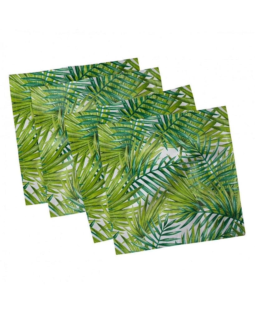 Ambesonne Plant Set of 4 Napkins, 18" x 18"