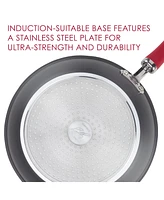 Rachael Ray Create Delicious Hard-Anodized Aluminum 12.5" Nonstick Deep Skillet