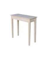 International Concepts Rectangular Hall Table with Drawer