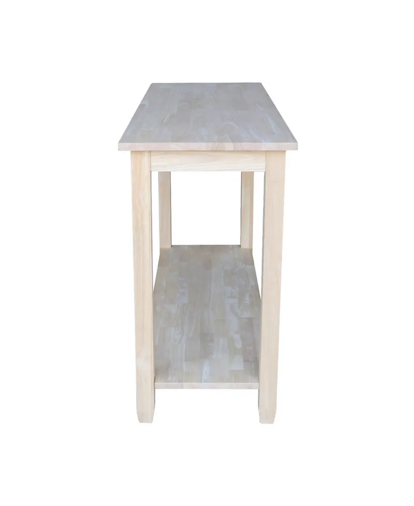 International Concepts Solano Console Server Table