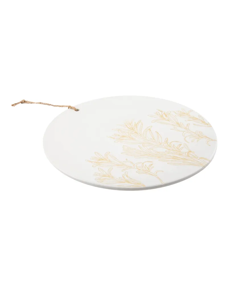 Thirstystone 12" Ceramic Cheese Board - Botanical Sketch