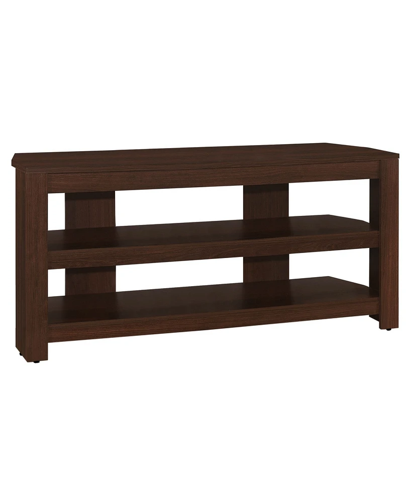 Monarch Specialties Tv Stand - 42" L Cherry Corner