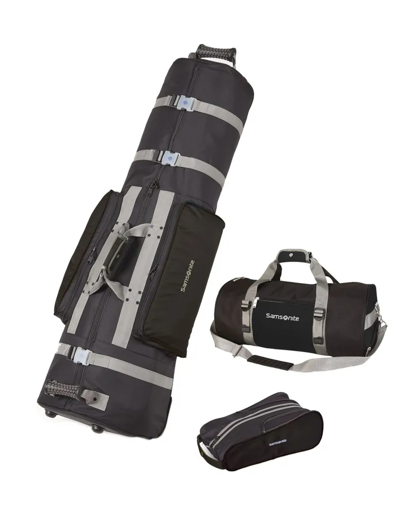 Samsonite Deluxe 3 Piece Golf Travel Set