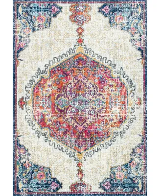 nuLoom Bodrum Vintage-Inspired Medallion Maranda 5' x 7'5" Area Rug