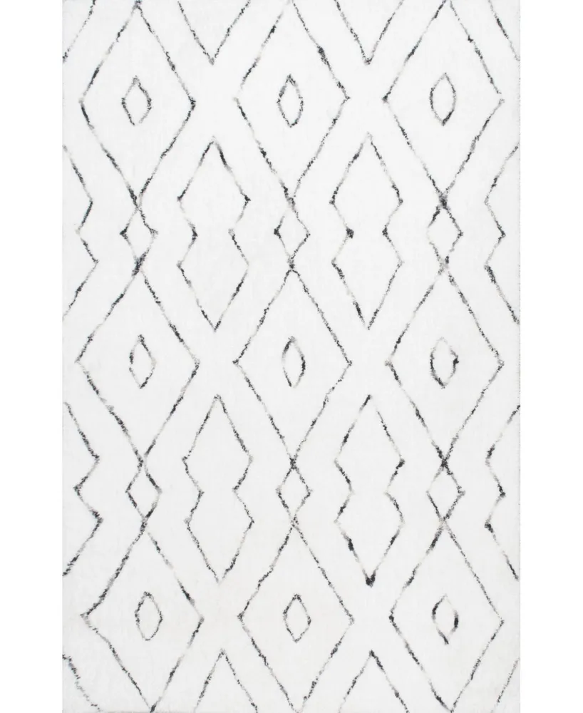 nuLoom Kazbar Lauren Lattice 4' x 6' Area Rug