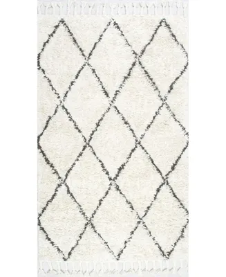 nuLoom Moroccan Venice Moroccan Neutral 4' x 6' Area Rug