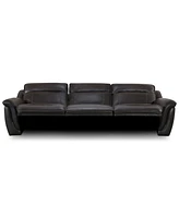 Lenardo 3-Pc. Leather Sofa with 3 Power Motion Recliners