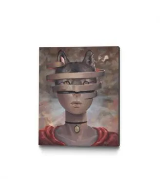 Eyes On Walls Aaron Jasinski Wolf In Lambs Clothes Museum Mounted Canvas