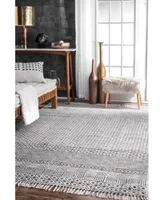 Nuloom Cherai Flatweave Ammie Gray Area Rug