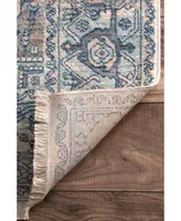 nuLoom Mystic Ehtel Medallion Fringe 4' x 6' Area Rug