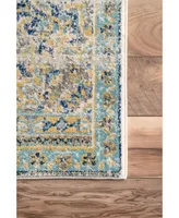 nuLoom Bodrum Vintage-Inspired Medallion Leola 3' x 5' Area Rug