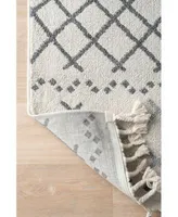 Nuloom Nazca Finola Trellis Beige Area Rug