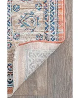 nuLoom Selina Noreen Oriental Beige 5'3" x 7'3" Area Rug