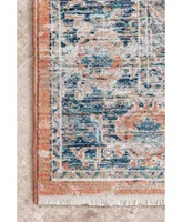 nuLoom Selina Marina Oriental Distressed Beige 4' x 6' Area Rug