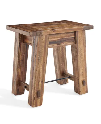 Alaterre Furniture Durango Industrial Wood End Table