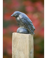 Campania International Small Raven Garden Statue