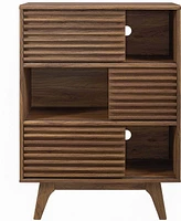 Modway Render 3-Tier Display Storage Cabinet Stand