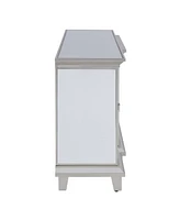 Southern Enterprises Lita Mirrored Electric Fireplace