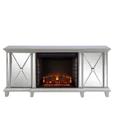 Southern Enterprises Lita Mirrored Electric Fireplace