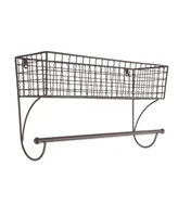 Design Imports Farmhouse Towel Rack