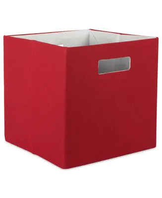 Design Imports Polyester Cube Solid Square