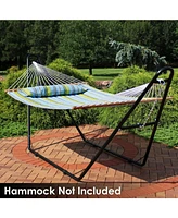 Sunnydaze Decor Universal 2-Person Hammock Stand Only - 550-Pound Capacity Heavy-Duty for Outside Fits 9 to 14 Foot Hammocks