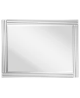 Empire Art Direct Moderno Stepped Beveled Rectangle Wall Mirror, 40" x 30" x 1.18"