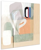 Empire Art Direct Multiform I Frameless Free Floating Tempered Art Glass Abstract Wall Art by Ead Art Coop, 38" x 38" x 0.2"